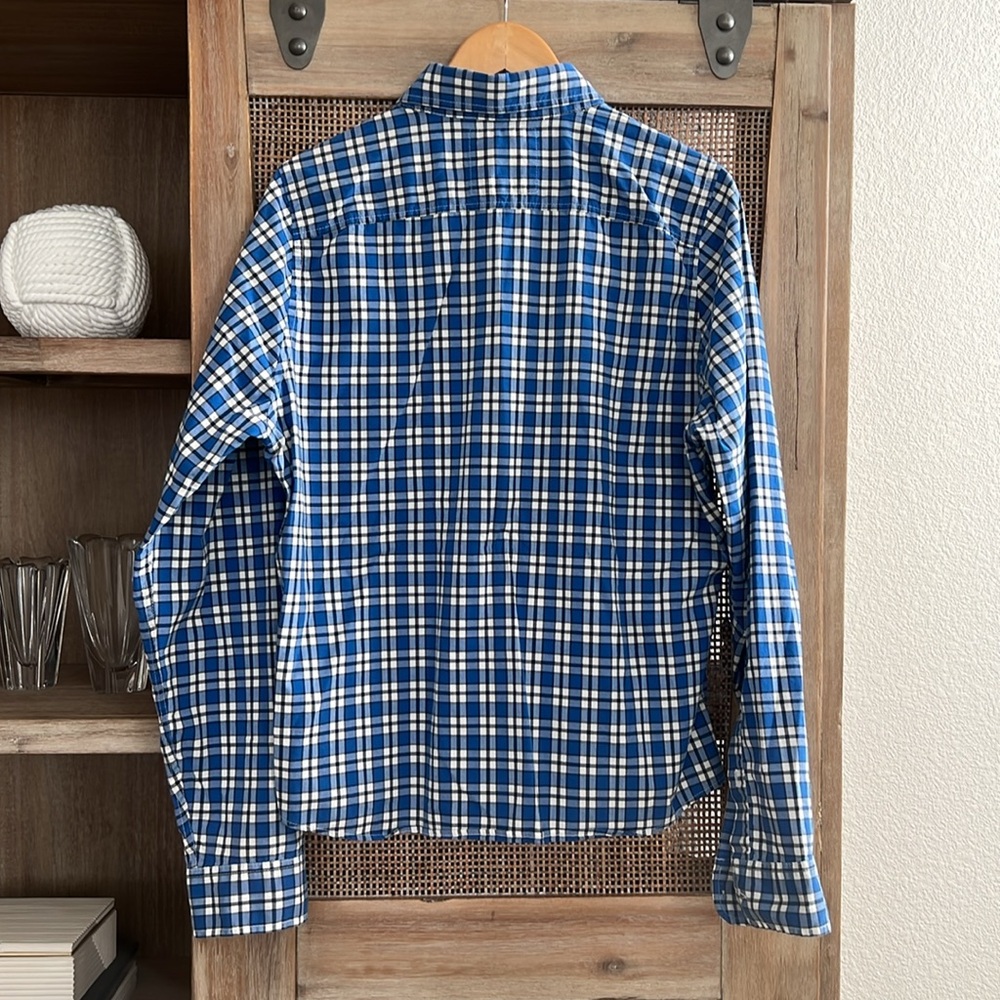 šBUY2 for $15šHollister Checkered Plaid Button Down Longsleeve Shirt size XL - Picture 4 of 10